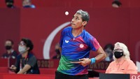 Dari cabang olahraga para tenis meja, atlet Indonesia David Jacobs turut menyumbang medali untuk Indonesia. Dok. NPC Indonesia.