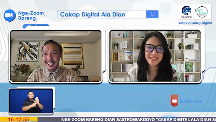 Dian Sastro Bagi Kisah Produktif Manfaatkan Ruang Digital saat Pandemi
