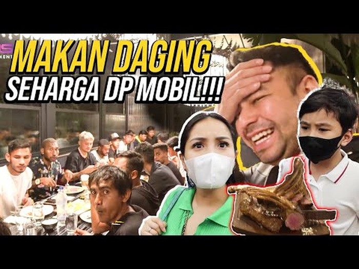 Instagram Raffinagita1717 Raffi Ahmad Makan Steak Salt Bae Senilai Rp 150 Juta, Bisa Buat DP Mobil!