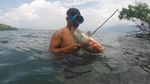 Intip Keseruan Memanah Ikan di Danau Singkarak