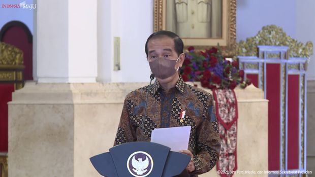 Pertemuan Presiden Jokowi dengan Pimpinan Partai Politik Koalisi, Istana Negara, 25 Agustus 2021. (Tangkapan Layar Youtube) Pertemuan Presiden Jokowi dengan Pimpinan Partai Politik Koalisi, Istana Negara, 25 Agustus 2021. (Tangkapan Layar Youtube)