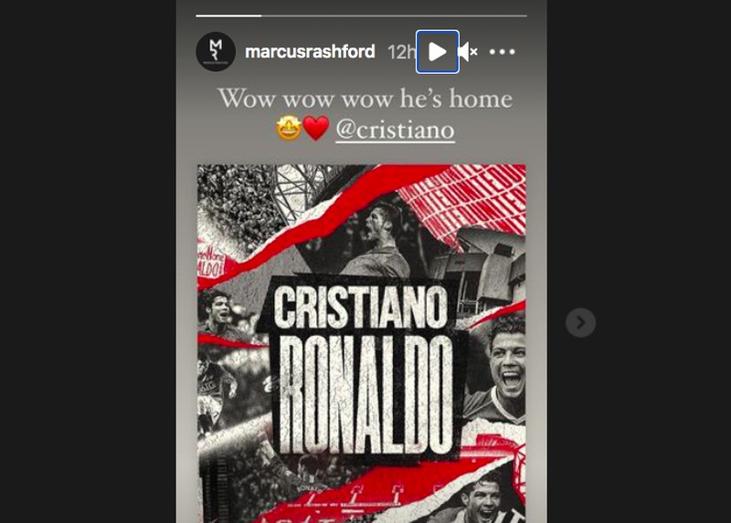 Sambutan untuk Ronaldo