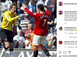 Pemain dan Legenda MU Ramai Sambut Ronaldo di Medsos