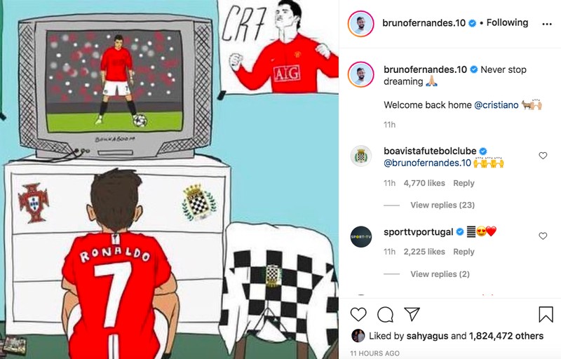 Sambutan untuk Ronaldo