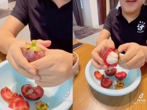 Viral Cara Tradisional Buka Buah Manggis, Lebih Praktis dan Mudah!