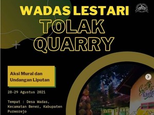 Wadas Melawan, Warga Desa Ajak Seniman Bikin Mural Tolak Tambang Quarry