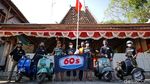 Asyiknya Keliling Kota Naik Vespa di Yogyakarta