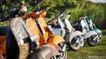 Asyiknya Keliling Kota Naik Vespa di Yogyakarta