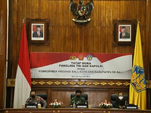 Kapolri Minta Strategi Pengendalian COVID-19 di Bali Diperkuat