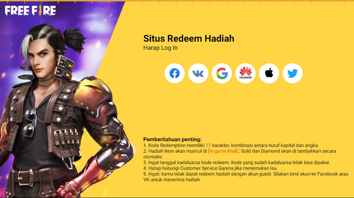 Kode Redeem Free Fire 30 Agustus 2021 Kejutan Untuk Survivors