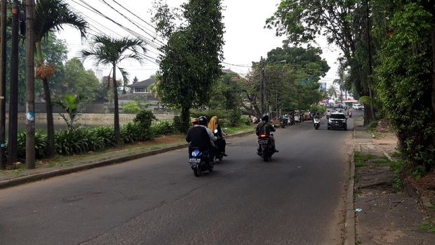 Lokasi pembegalan payudara di Depok (Foto: Rakha/detikcom)