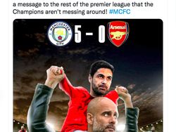 Meme Kocak Arsenal Menggelepar di Dasar Klasemen