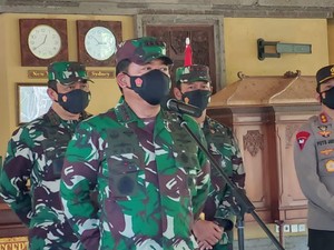 Panglima TNI Target Positivity Rate Bali Turun Hingga di Bawah 5 Persen