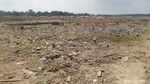 Potret Puing Bangunan Masjid yang Muncul Saat Waduk Jatigede Surut