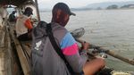 Potret Puing Bangunan Masjid yang Muncul Saat Waduk Jatigede Surut