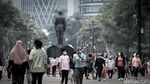Jakarta PPKM Level 3, Warga Ramai-ramai Olahraga di GBK