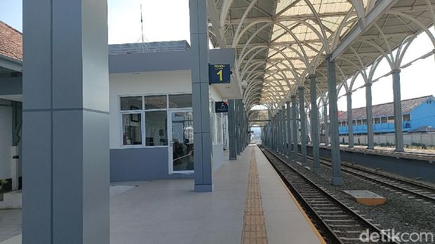 Wajah baru Stasiun Garut.