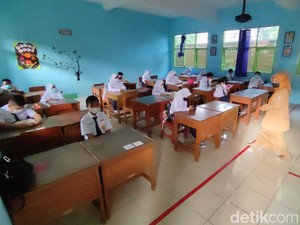 Sekolah di Ciamis Mulai Belajar Tatap Muka, Begini Penampakannya