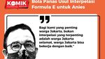 Bola Panas Usul Interpelasi Formula E untuk Anies