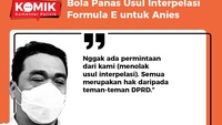 Wakil Gubernur DKI Jakarta, Ahmad Riza Patria membantah bahwa penolakan dari 7 fraksi itu permintaan dari pihaknya.
