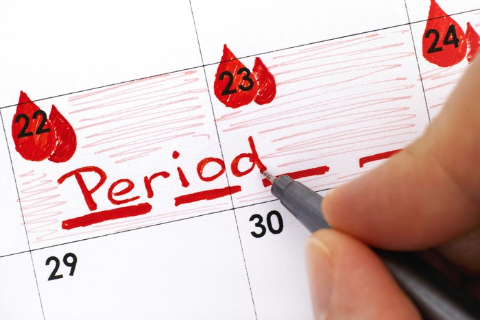 Ilustrasi menstruasi