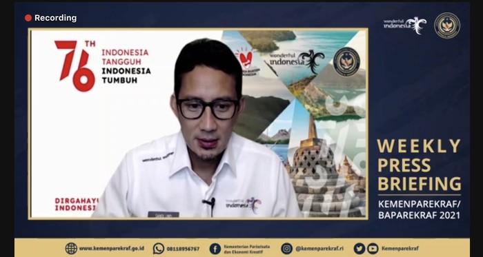 Menparekraf Sandiaga Uno
