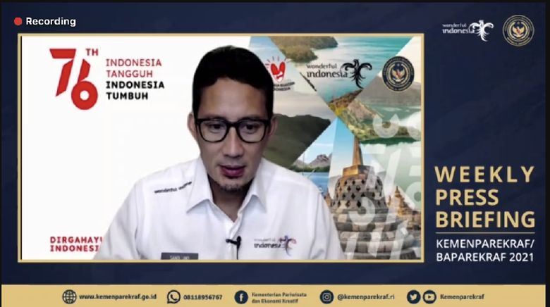 Menparekraf Sandiaga Uno Menparekraf Sandiaga Uno