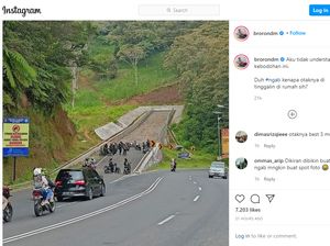 Ngawur Banget! Rombongan Bikers Ini Kopdar di Jalur Penyelamat