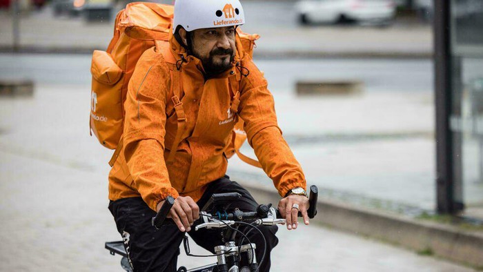 As a dual Afghan-British citizen, Sayed Sadaat decided to move to Germany at the end of 2020 as the security situation in his country deteriorated (JENS SCHLUETER/AFP)