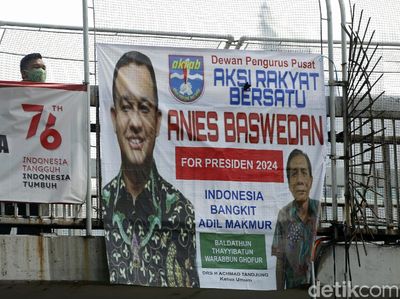 Lihat! Ada Spanduk Anies For Presiden 2024 Mejeng di JPO