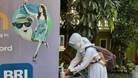 Para siswa SMAN 65 Jakarta melakukan cuci tangan pakai sabun di area pekarangan sekolah, sebelum masuk gedung sekolah. Fasilitas cuci tangan juga terdapat di depan kelas untuk digunakan sebelum dan setelah meninggalkan kelas. Foto: detikcom/Trisna Wulandari
