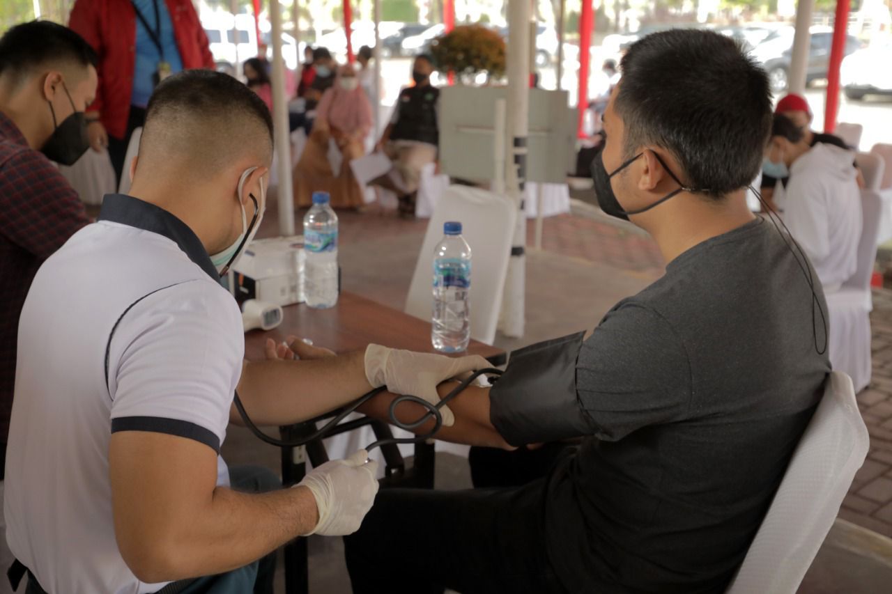 Vaksinasi Sehat Bersama Elnusa. (Dok. Elnusa)