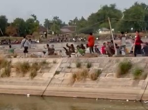 Viral Pengeroyokan Pemuda di Bendungan Kalimati Mojokerto