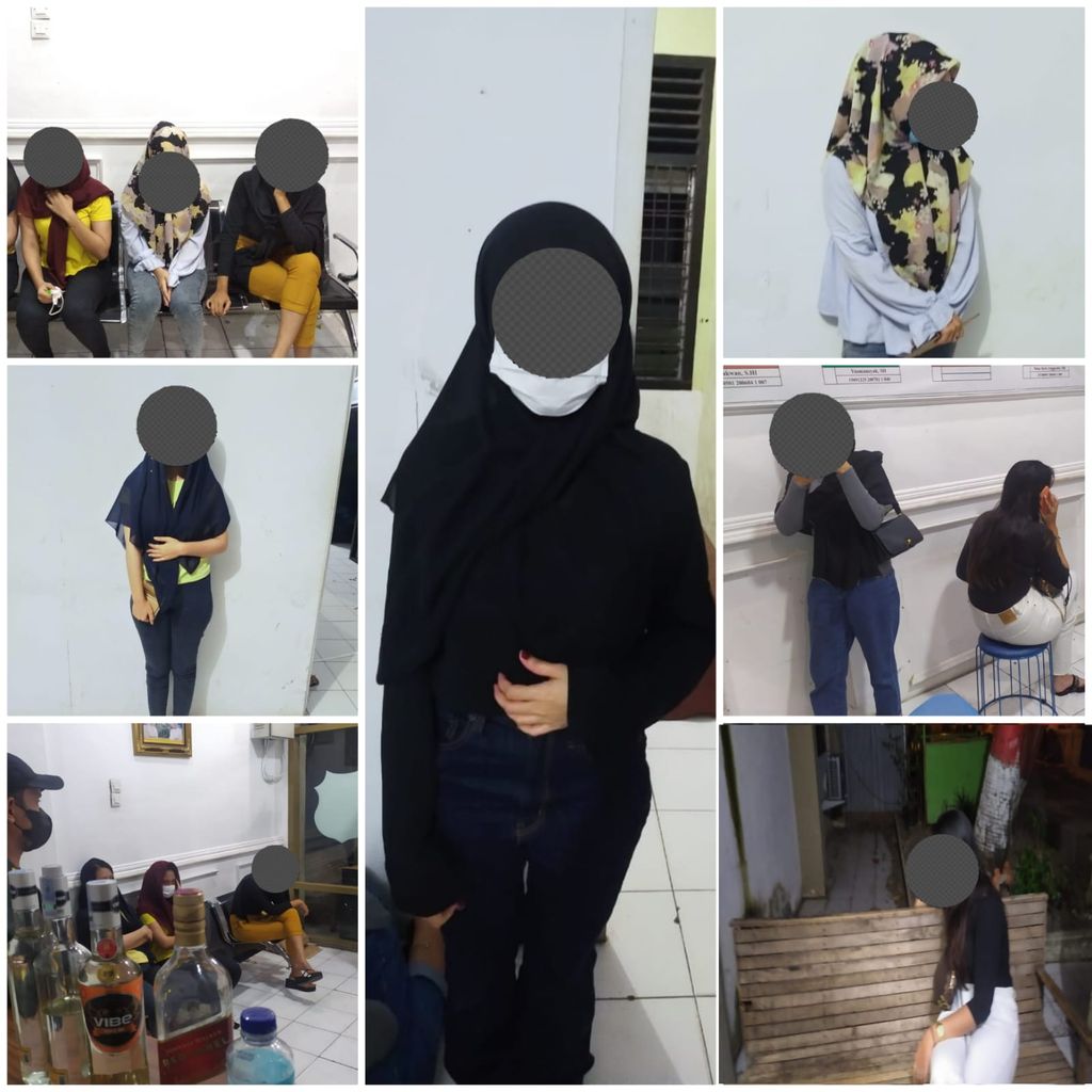 7 wanita ditangkap saat pesta miras di Aceh