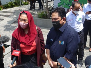 Erick Thohir Bertemu Yenny Wahid di Sleman, Bahas Pilpres 2024?