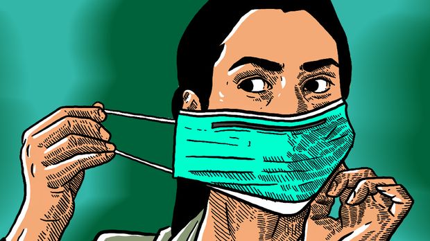 Infografis/Wajib Pakai Masker Meski Sudah Vaksin/Aristya Rahadian