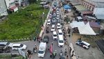Penampakan Macet Panjang Penyekatan di Aceh Bikin Pengendara Ngamuk