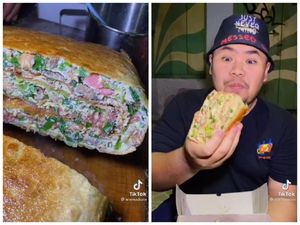 Tebel Banget! Begini Jadinya Kalau 3 Porsi Martabak Telur Jadi Satu