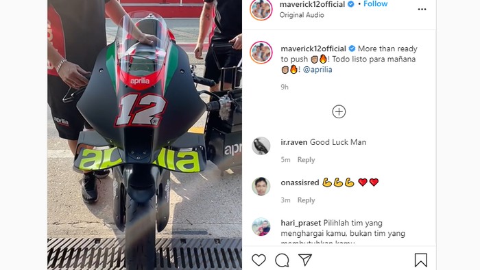 Motor Aprilia RS-GP21 Maverick Vinales
