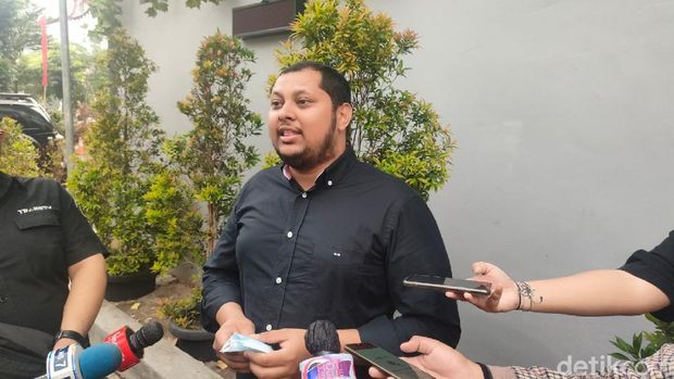 Pengacara Nicholas Sean Purnama, Ahmad Ramzy (Yogi Ernes/detikcom)