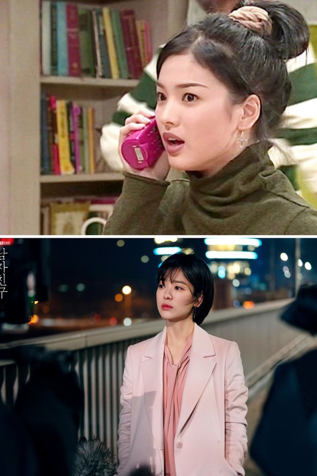Song Hye Kyo menjadi pemeran pendukung drama Korea First Love pada 1996. Ia terakhir kali membintangi Encounter pada 2018. Namun, drama Korea terbarunya Now We Are Breaking Up akan tayang tahun ini. Foto: dok. KBS2, dok. tvN