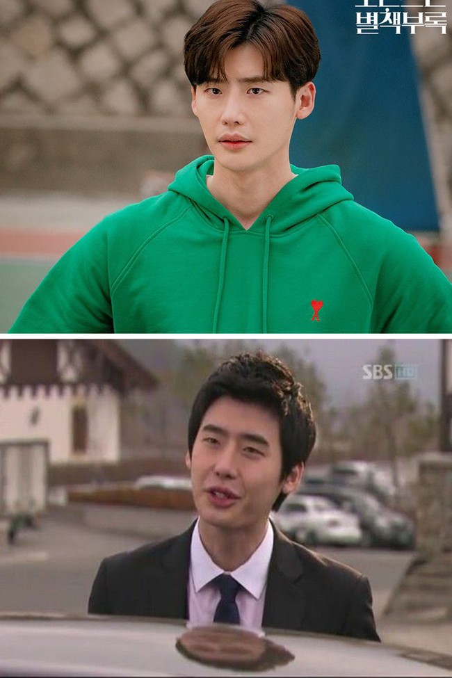 Lee Jong Suk, yang lebih dulu mengawali karier sebagai model, memulai debut akting lewat drama Korea Prosecutor Princess. Inilah penampilannya dalam drama Korea Romance Is a Bonus Book pada 2019. Foto: dok. tvN, dok. SBS