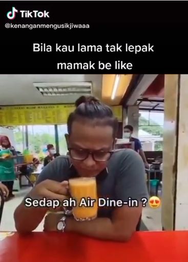 Pria nangis karena bisa dine in setelah 2 bulan MCO di Malaysia