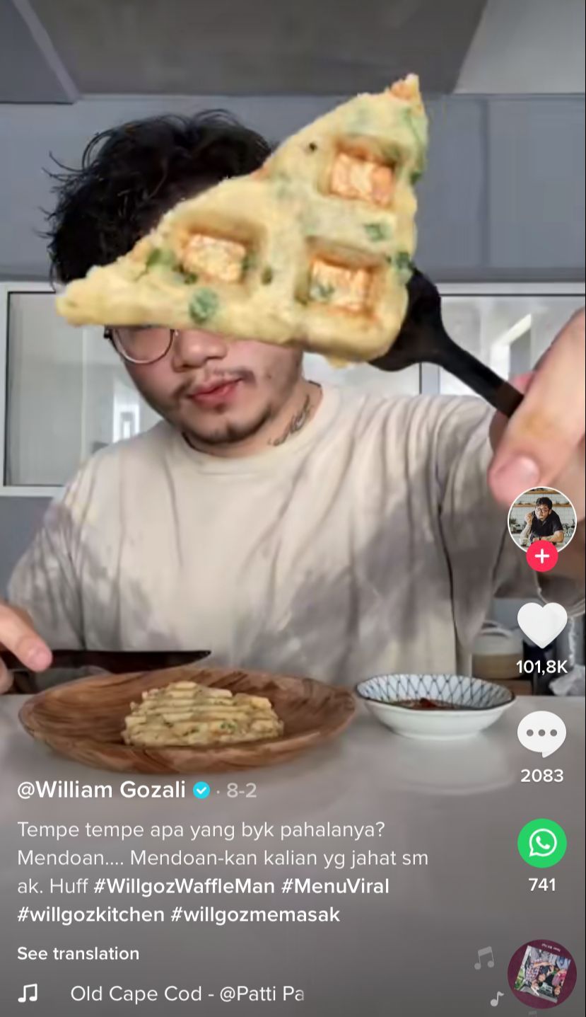 William Gozali 'Sulap' 5 Makanan Tradisional Ini Jadi Waffle, Hasilnya Wow!