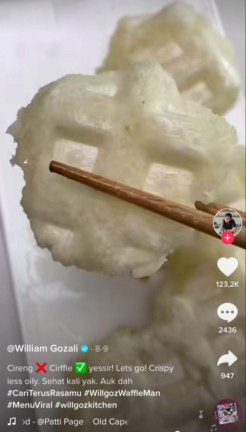 William Gozali 'Sulap' 5 Makanan Tradisional Ini Jadi Waffle, Hasilnya Wow!