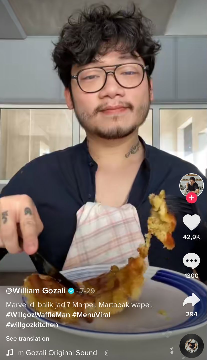 William Gozali 'Sulap' 5 Makanan Tradisional Ini Jadi Waffle, Hasilnya Wow!