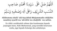 bacaan selawat nabi muhammad s.a.w