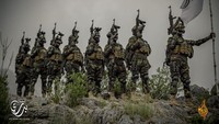 Unit elit Taliban seperti Badri 313 ini diyakini pasukan yang berhasil mengambil alih kekuasaan di Afganistan. presswire18.com/dok. Badri 313