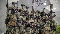 Sejak Juli dan Agustus 2021, Taliban merilis Batalion Badri 313 dalam berbagai bahasa lokal, Inggris dan Arab. Taliban melaporkan bahwa kini pasukan Badri Batalyon 313 mengamankan Istana Kepresidenan dan tempat-tempat penting lainnya di Kabul. presswire18.com/dok. Badri 313