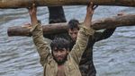 Begini Pasukan Anti-Taliban Berlatih